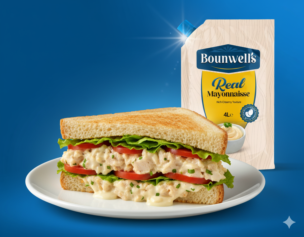 Creamy Chicken Mayo Sandwich