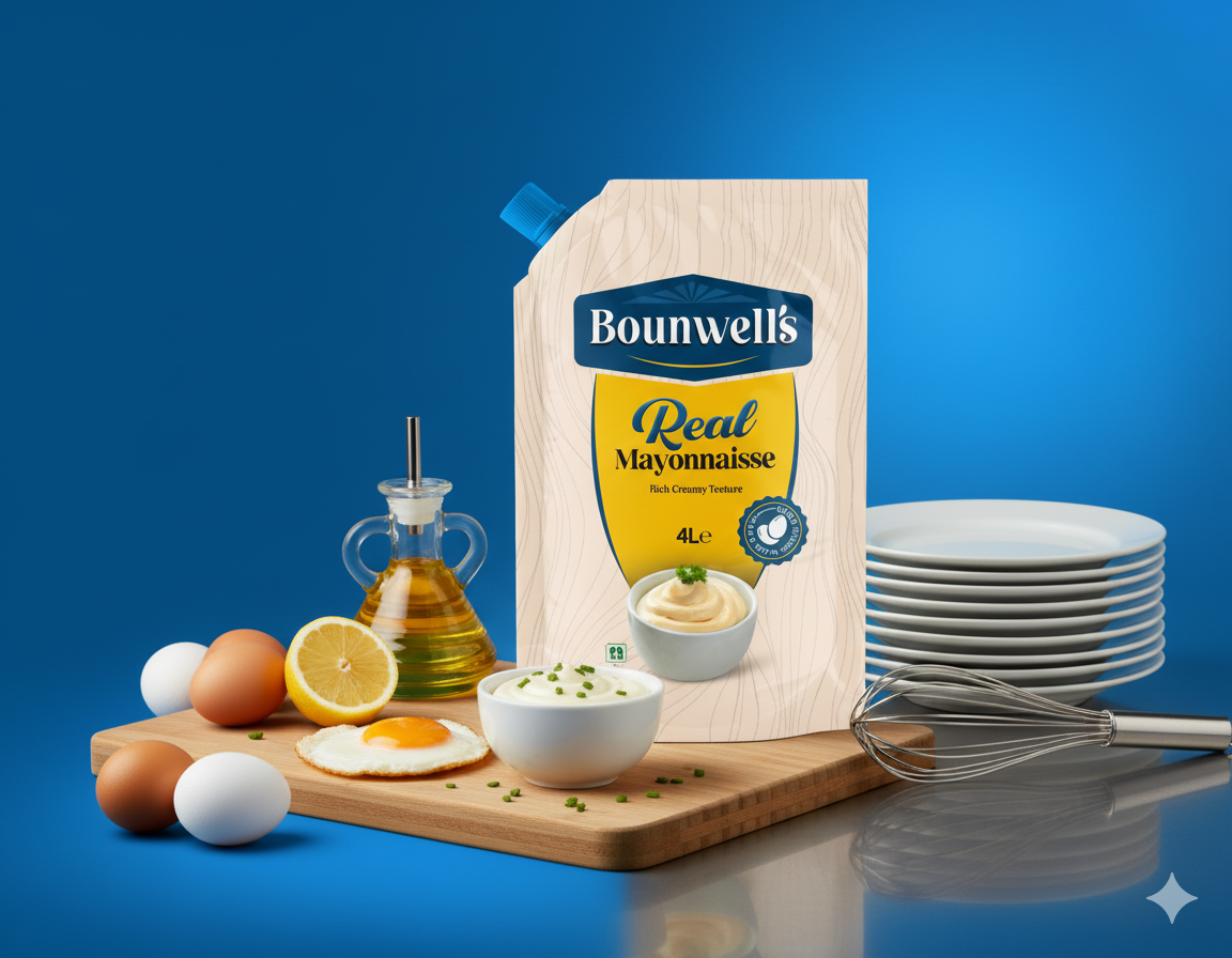Bounwell's Mayonnaise 4L Pouch